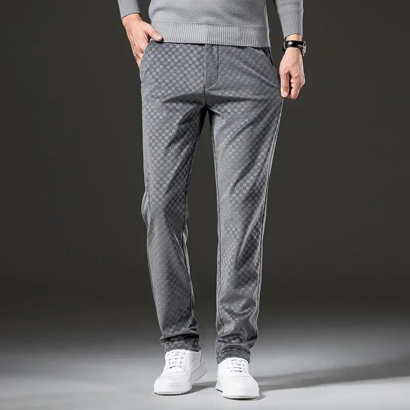 Orestes® | Corduroy Check Trousers