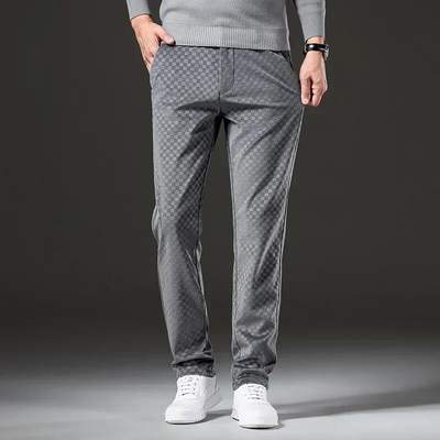 Orestes® | Corduroy Check Trousers