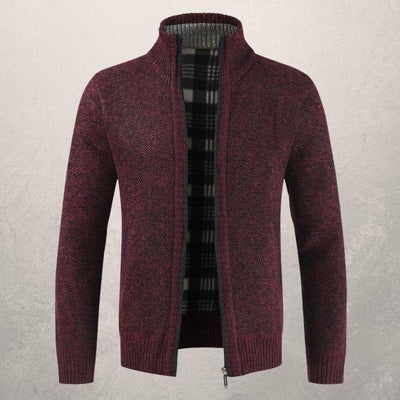 Jett® | Patterned Zip-Up Cardigan For Men