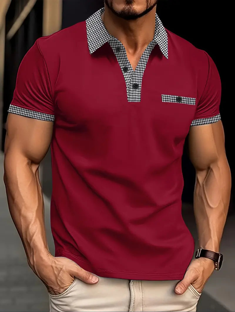 Lysander® | Casual, Buttoned Short-Sleeved Shirt For Men