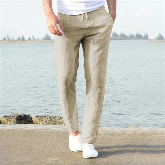 Raimundo® | Linen Trousers With Drawstring, Breathable And Relaxed
