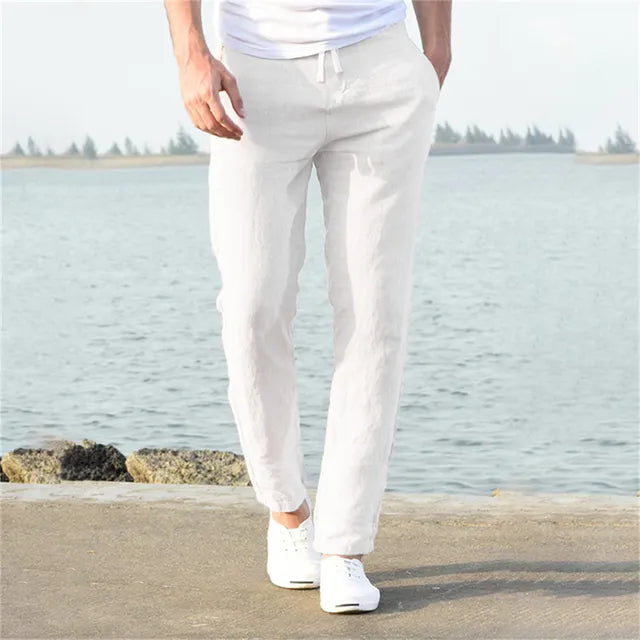 Raimundo® | Linen Trousers With Drawstring, Breathable And Relaxed