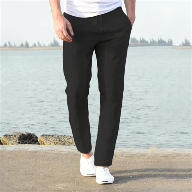 Raimundo® | Linen Trousers With Drawstring, Breathable And Relaxed