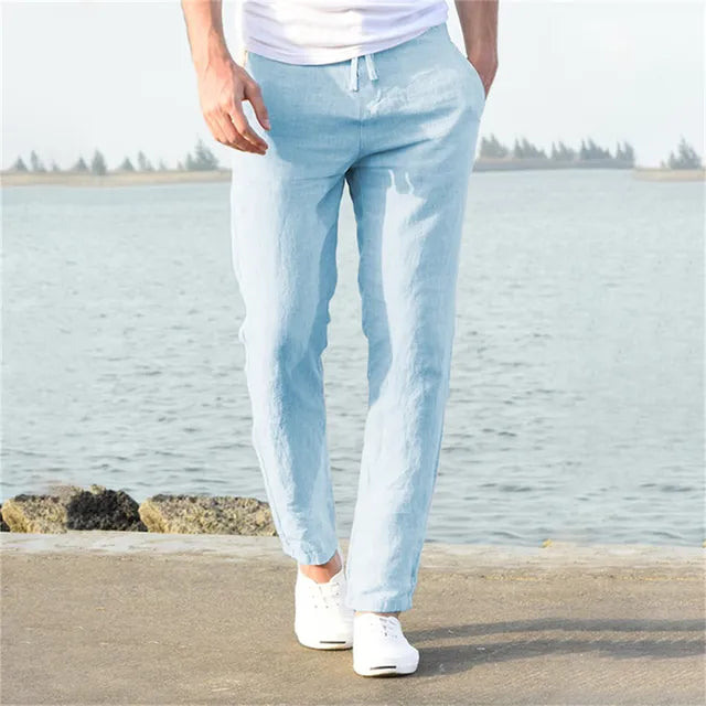 Raimundo® | Linen Trousers With Drawstring, Breathable And Relaxed