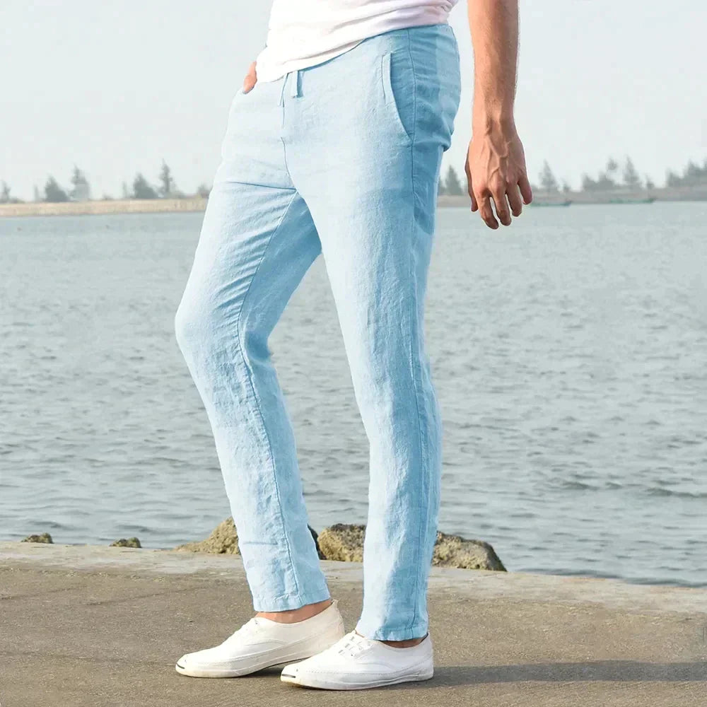Raimundo® | Linen Trousers With Drawstring, Breathable And Relaxed
