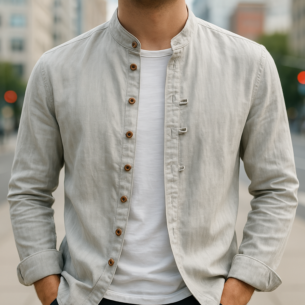 Joel | LINEN AND COTTON SHIRT