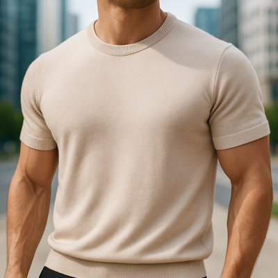 Neal® | Luxury Wool Cashmere T-Shirt