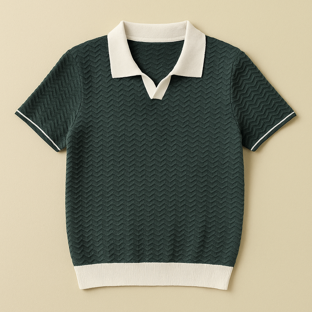 Louis | POLO SHIRT IN RICCIO FABRIC
