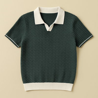 Louis | POLO SHIRT IN RICCIO FABRIC