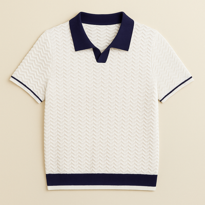 Louis | POLO SHIRT IN RICCIO FABRIC