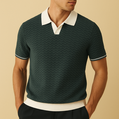 Louis | POLO SHIRT IN RICCIO FABRIC