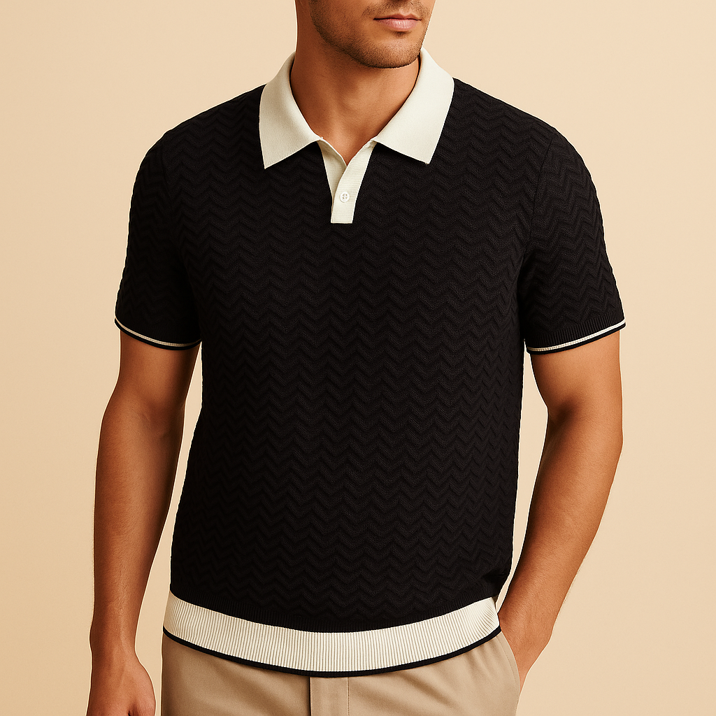 Louis | POLO SHIRT IN RICCIO FABRIC