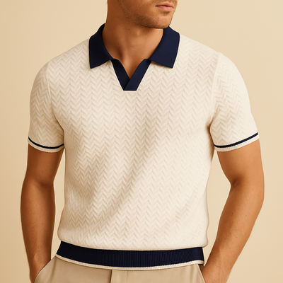 Louis | POLO SHIRT IN RICCIO FABRIC