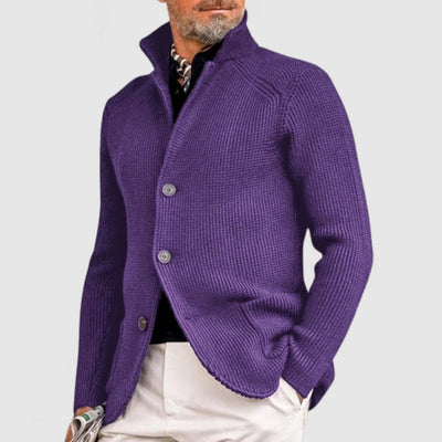 Neil® | Men's cardigan with button placket
