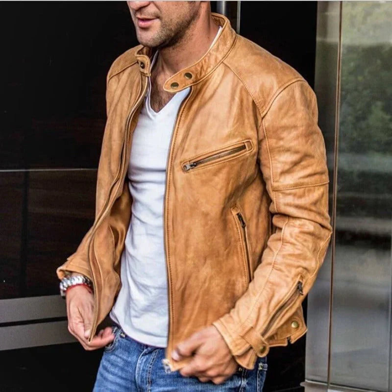 Tyler® | Elegant And Weatherproof Leather Jacket