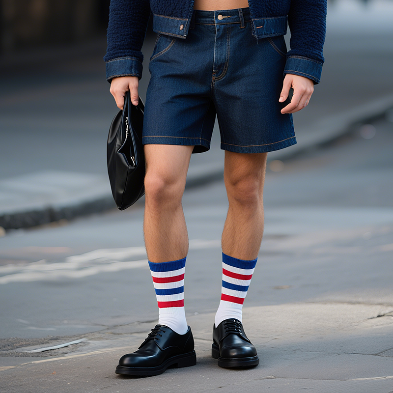 Clifton | Men'S Retro Casual Washed Denim Shorts