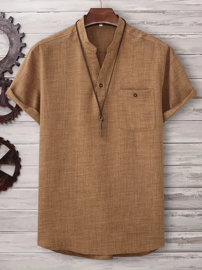 Jarvis | Short-sleeved shirt with chest pocket