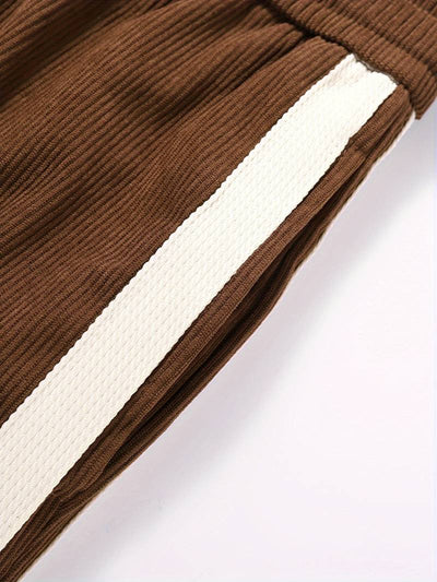 Quilino® | Color Block Drawstring Pants For Men