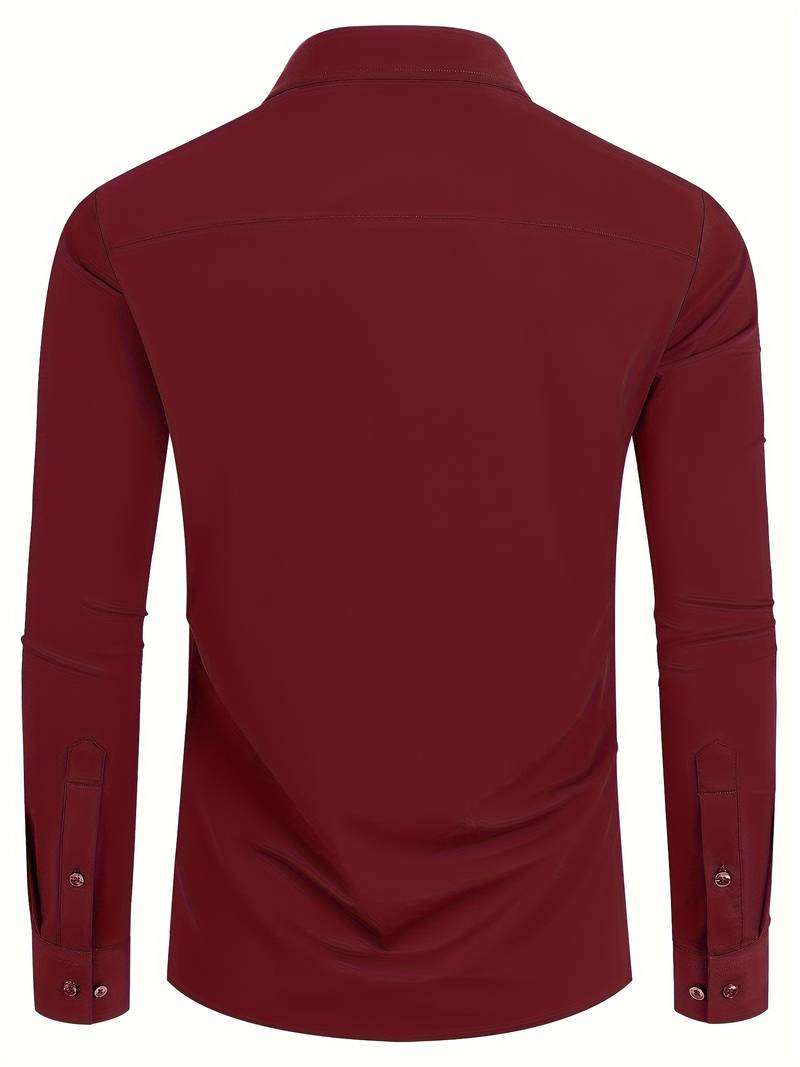 Duncan® | Long-Sleeved Shirt With Buttons For Men