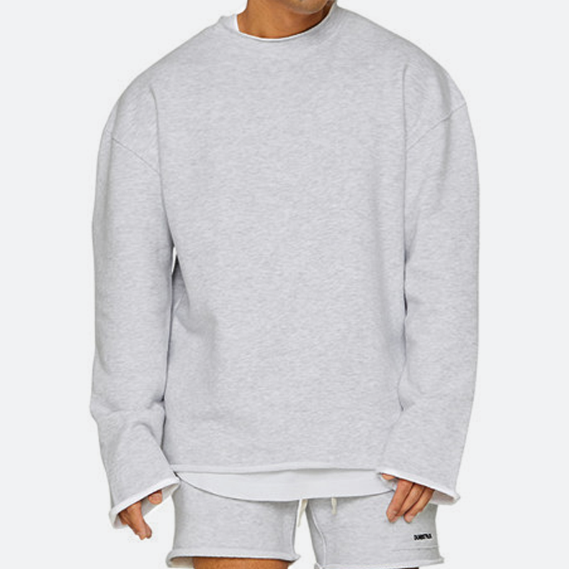 Men's Rond Neck Loose Fit  Casal Sweatshirt