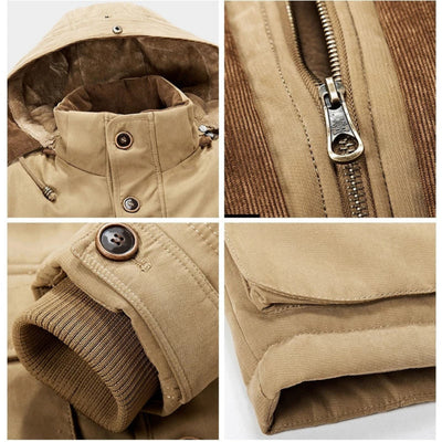 Alan® | Men's winter jacket with hood