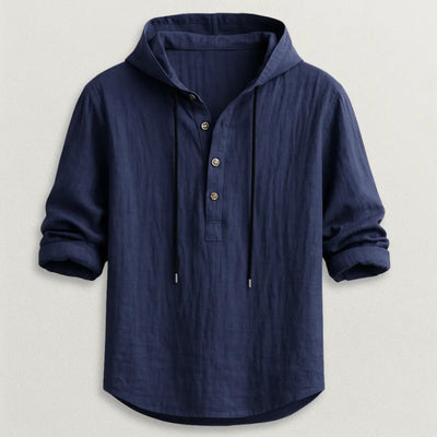 Crispín | Marcus Linen Hoodie Shirt