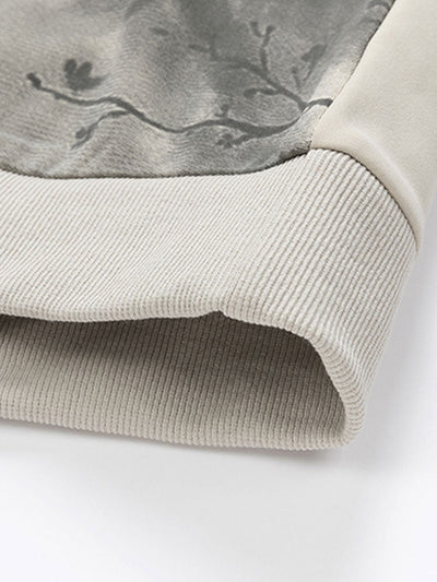 Artemas® | Ink Landscape Print Crew Neck Sweatshirt