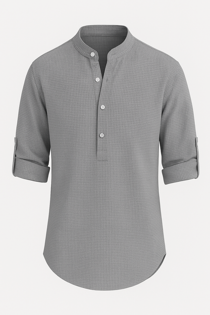 Agaton® | THE HENLEY COLLAR SHIRT