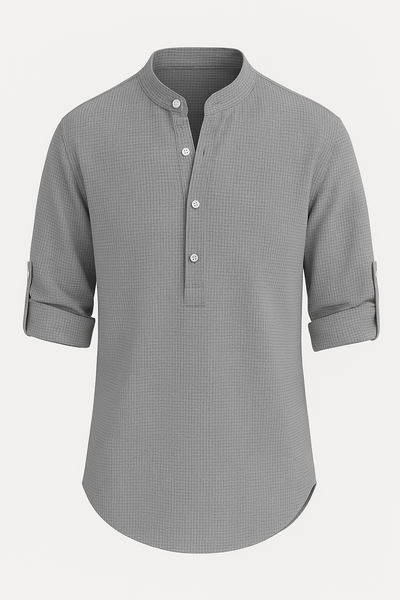 Agaton® | THE HENLEY COLLAR SHIRT