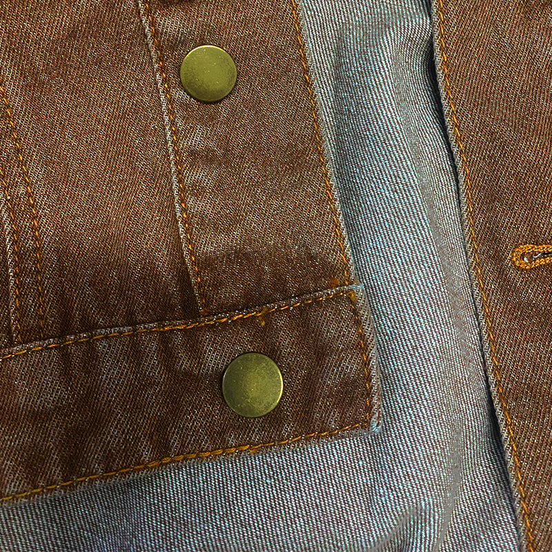 Men's Vine Casal Solid Color Washed DeniJacket