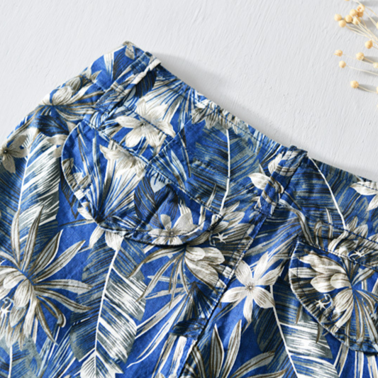 Owen | Havana Linen Tropical Shorts