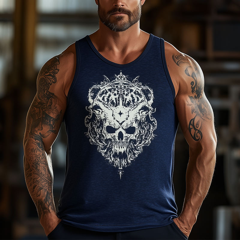 Mark | Men'S Summer Fashion Cotton Blend Printed Tank Top