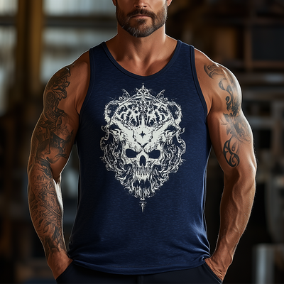 Mark | Men'S Summer Fashion Cotton Blend Printed Tank Top