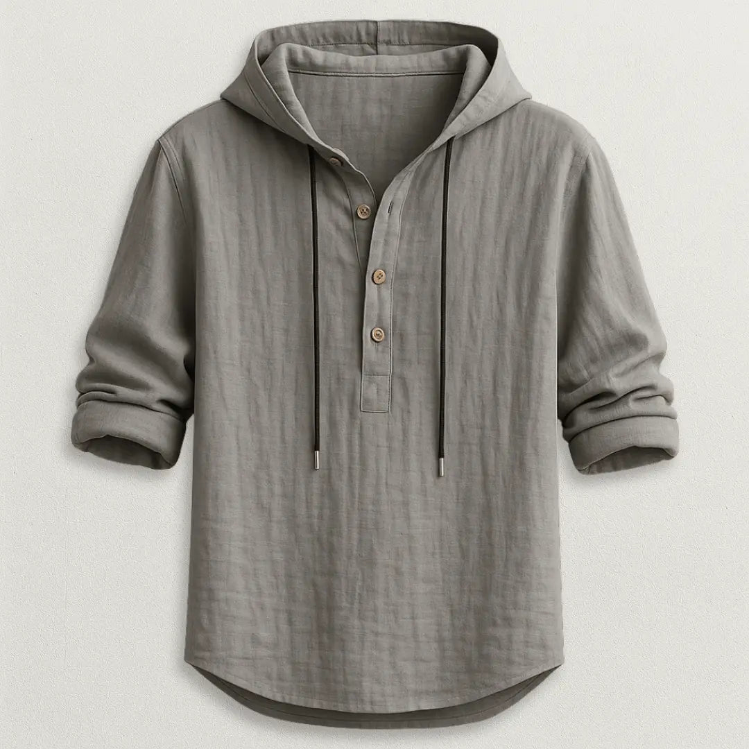 Crispín | Marcus Linen Hoodie Shirt
