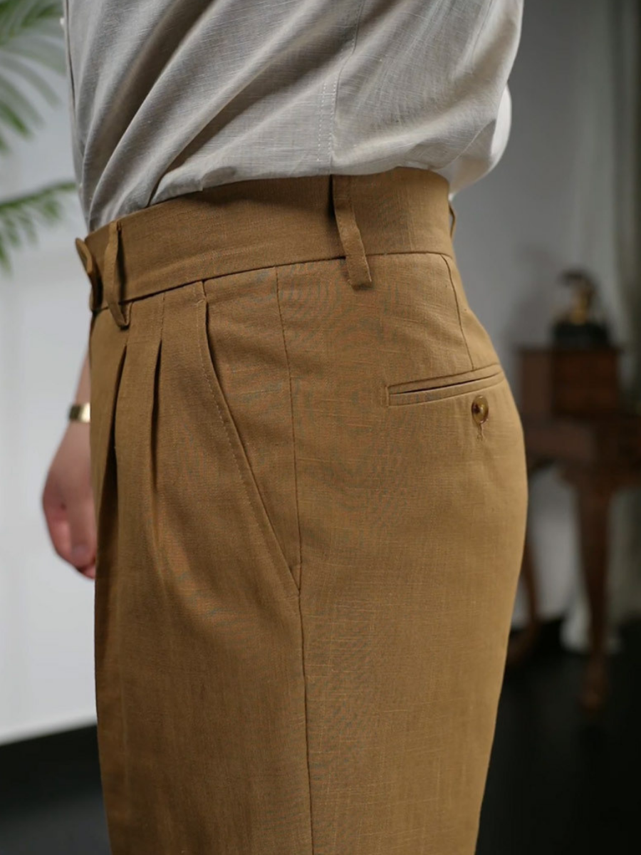 Steve® | Linen-Cotton Trousers