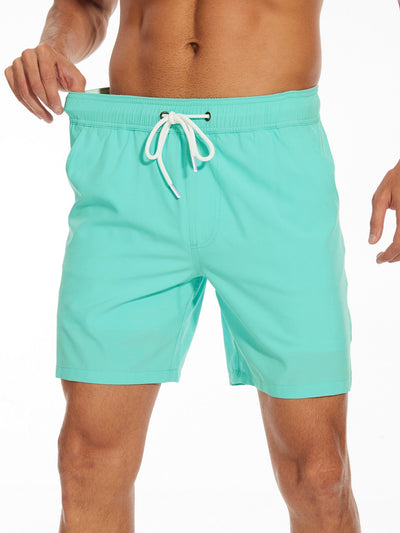 Francisco® | Solid Color Drawstring Swim Shorts