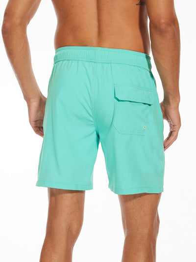 Francisco® | Solid Color Drawstring Swim Shorts