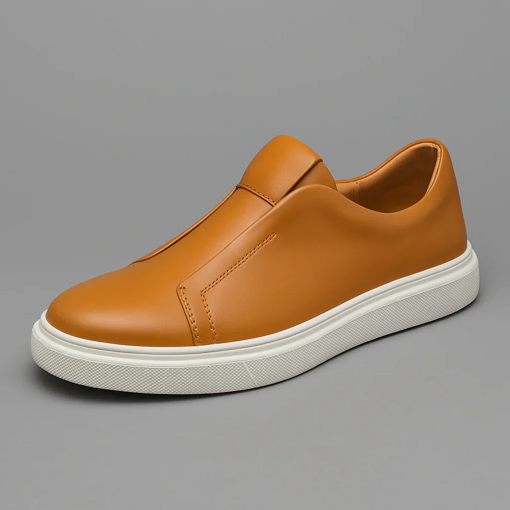 Malachi | Elegant Leather Slip-On Shoes