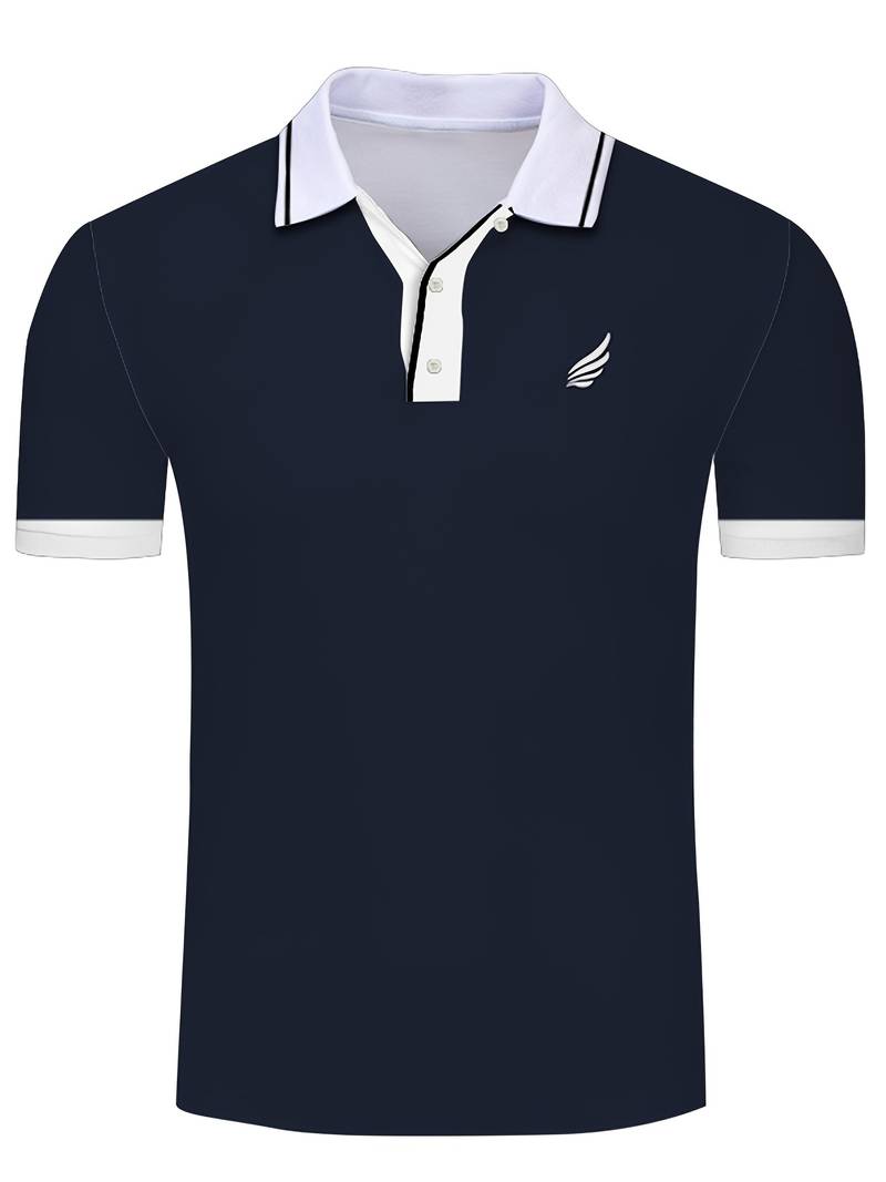 Lucila® | Casual, Plain Polo Shirt For Men