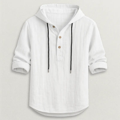 Crispín | Marcus Linen Hoodie Shirt