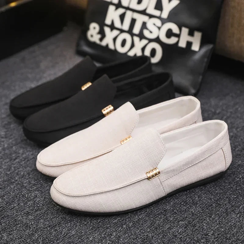 Atiyeh® | Krom Canvas Loafers
