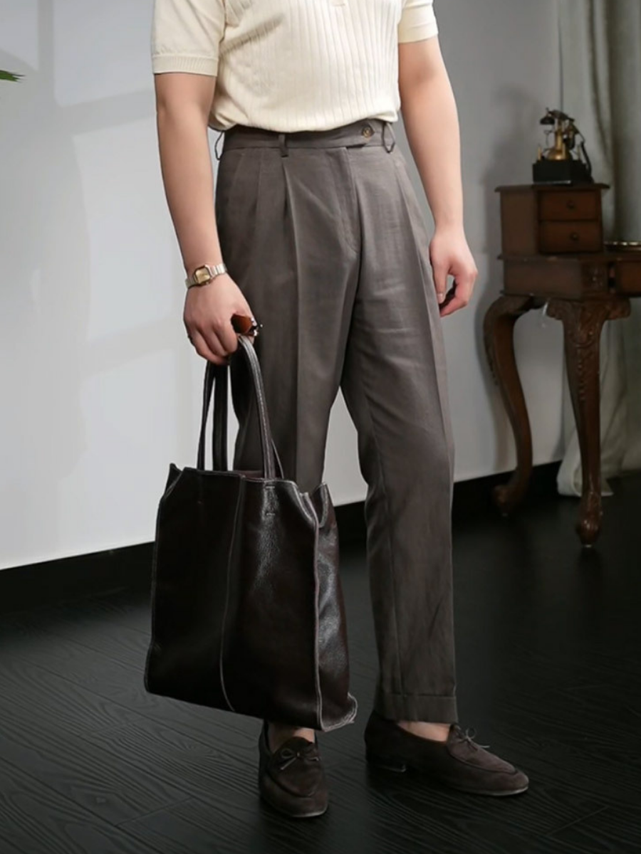 Steve® | Linen-Cotton Trousers