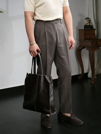 Steve® | Linen-Cotton Trousers