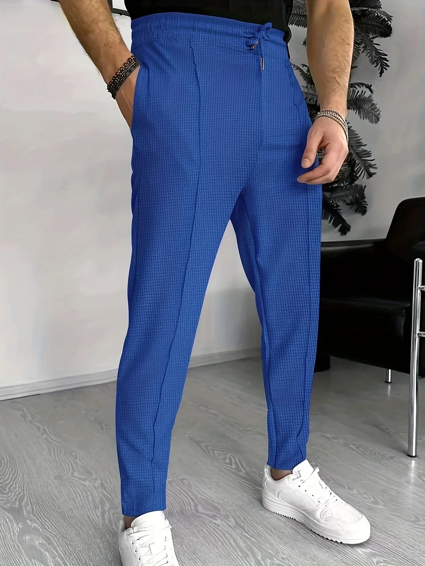 Zackary® | Stylish Checkered Slim-Fit Trousers