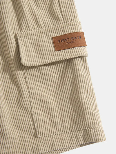 Ainsley® | Albert Corduroy Cargo Zomerbroeken