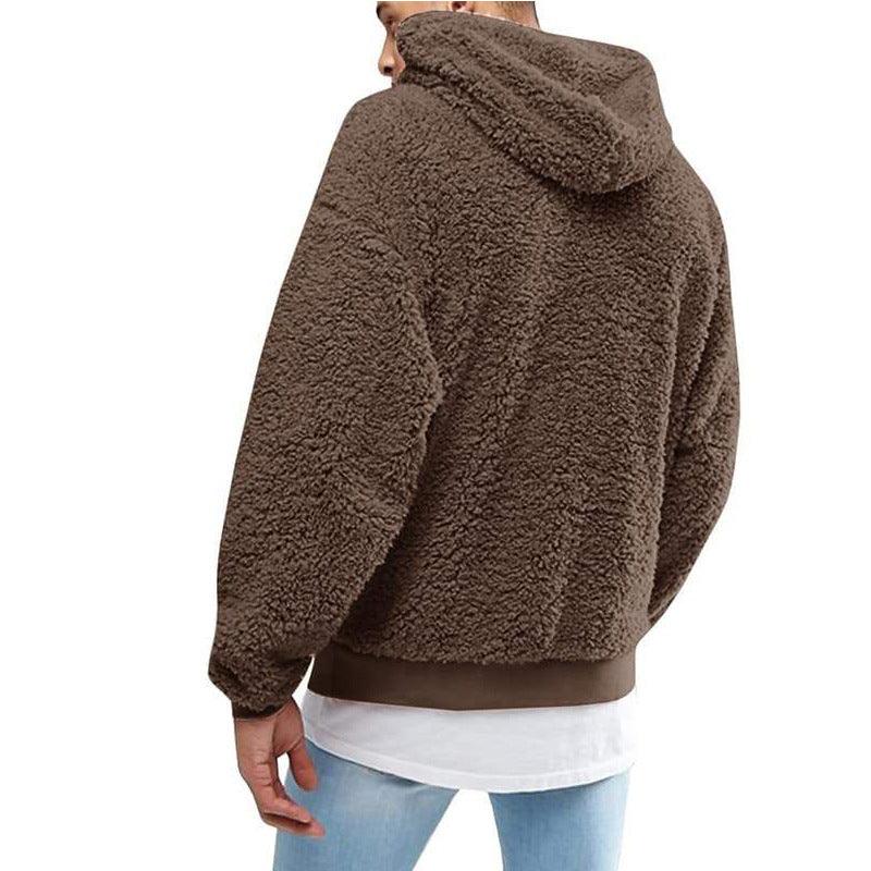Dougal® | Warm Fluffy Teddy Hoodie For Men