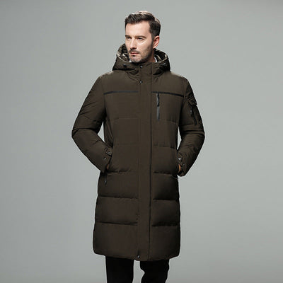 Godwin® | Elegant Long Down Jacket For Men