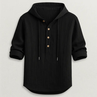Crispín | Marcus Linen Hoodie Shirt
