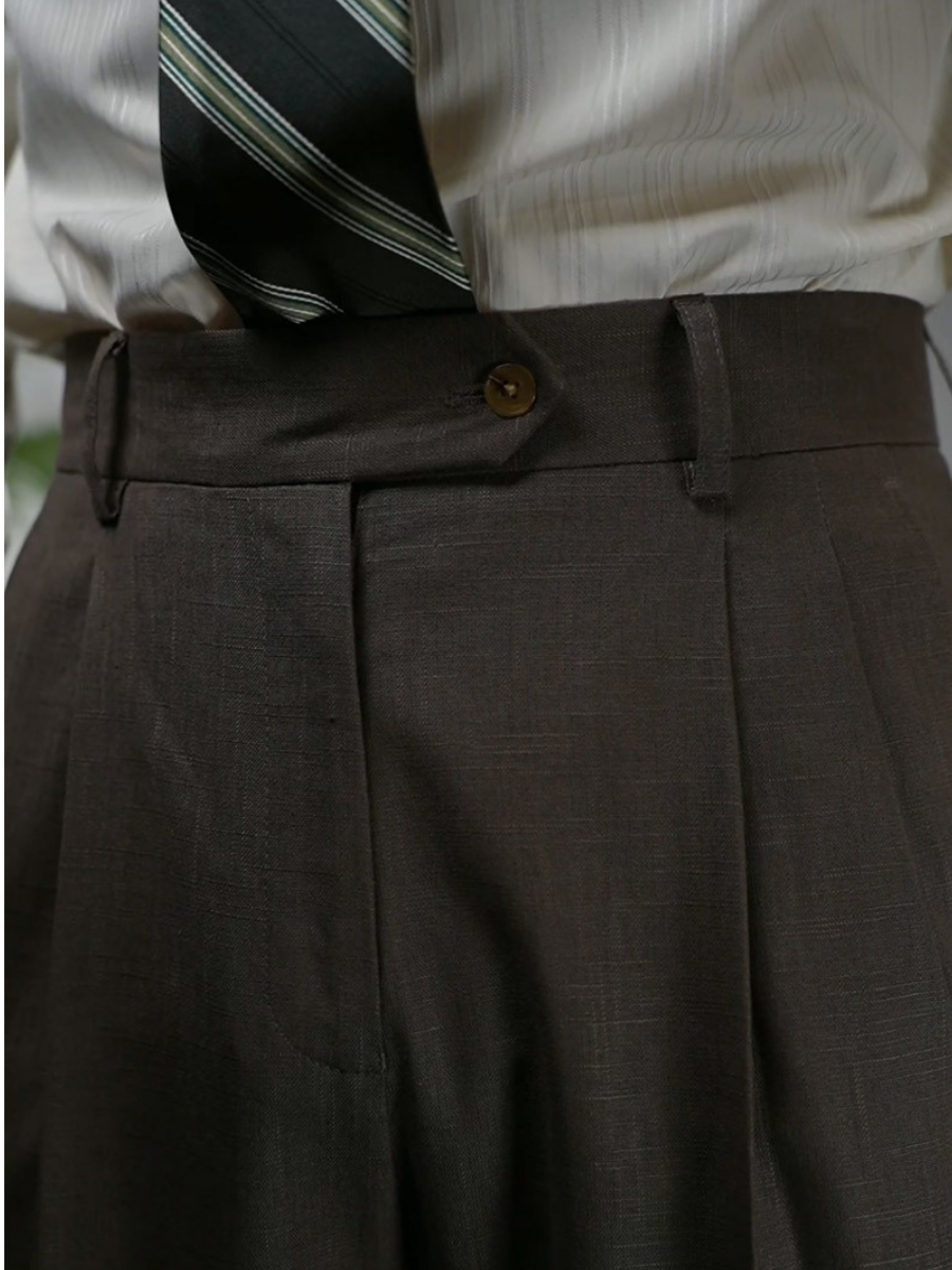 Steve® | Linen-Cotton Trousers