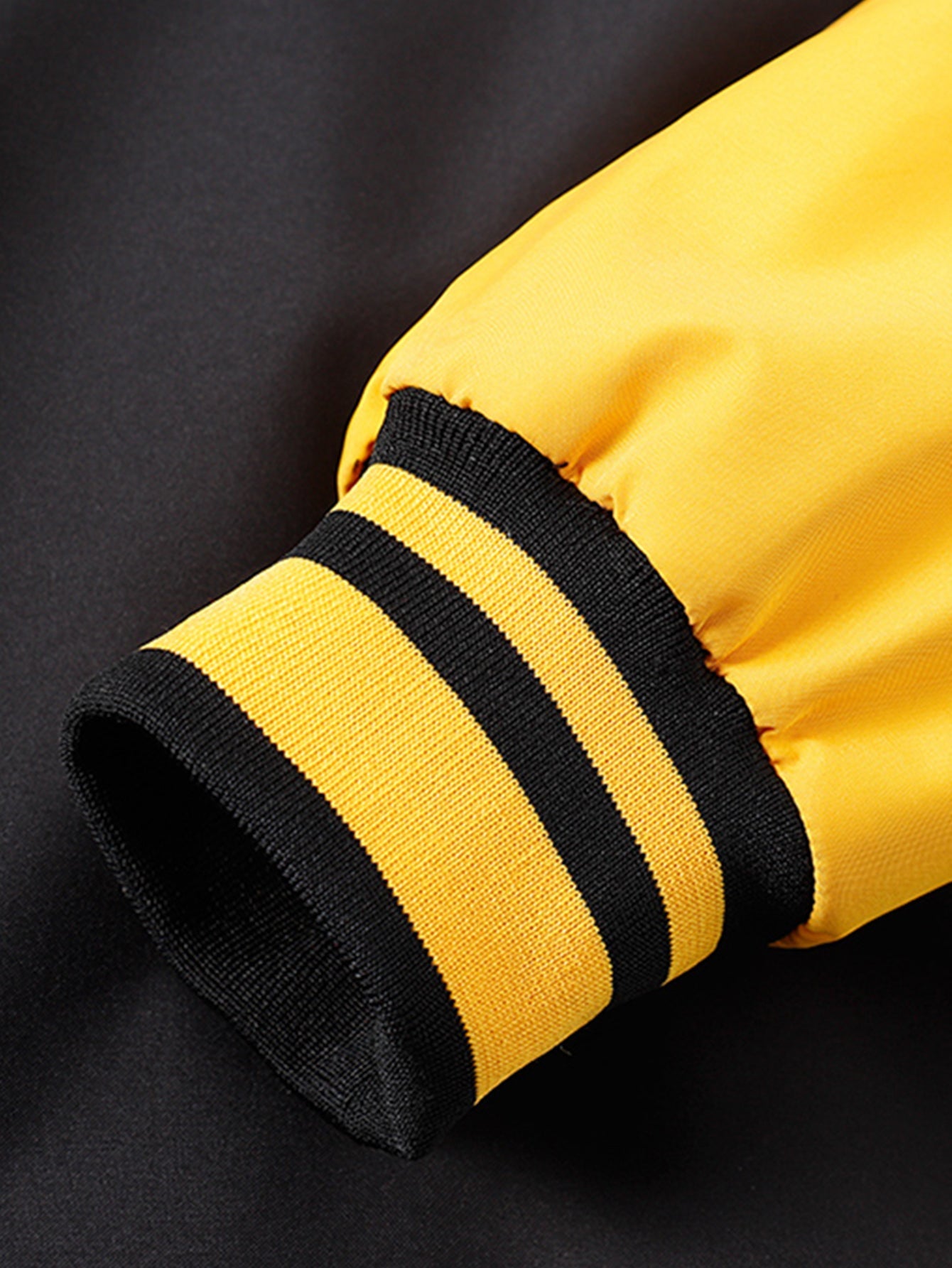 Eliseo® | Relax Fit Contrast Embroidery Baseball Jacket